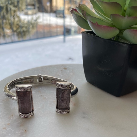 Amethyst Open Bracelet - Picture 4 of 14